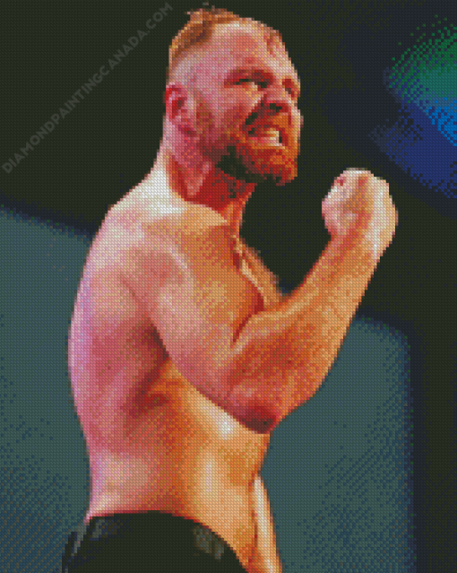 Jon Moxley Wrestler Diamond Painting