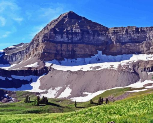 Mountain Timpanogos In Utah Diamond Painting