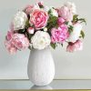 Peonies In A White Vase Diamond Painting