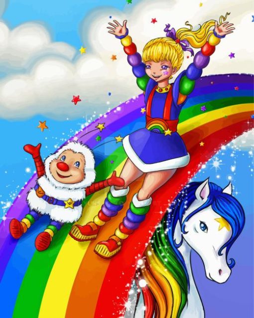 Rainboow Brite Starlite Cartoon Diamond Painting