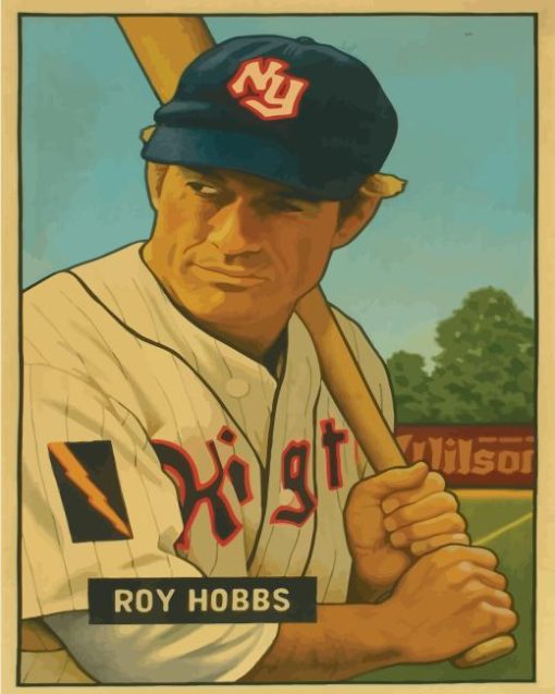 Roy Hobbs Poster Art Diamond Painting