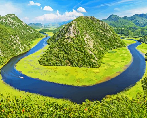 Skadar Lake Diamond Painting