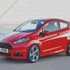 Fiesta ST Car Beach Diamond Painting