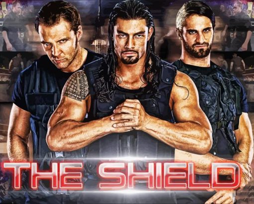 The Shield Wwe Diamond Painting