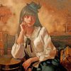 Vintage Girl Diamond Painting