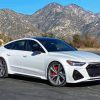 White Audi Rs7 Sport Car Diamond Painting