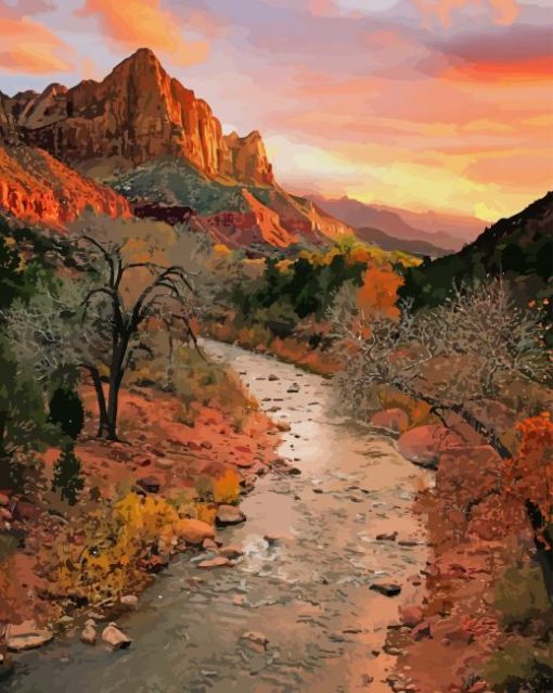 Zion National Park Utah Diamond Painting