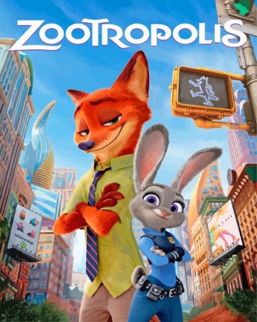 Zootopia Film Diamond Painting