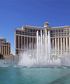 Bellagio fountain in las vegas paradise Diamond Paintings