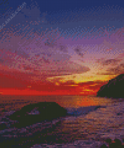 Dana point sunset Diamond Paintings