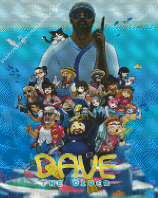 Dave the diver poster Diamond Paintings