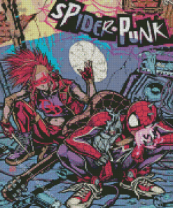 Spider punk Poster Diamond Painting