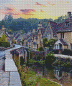 Castle Combe Diamond Painting