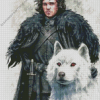 Jon and Ghost Diamond Painting