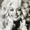 Monochrome Dolly Parton Diamond Painting